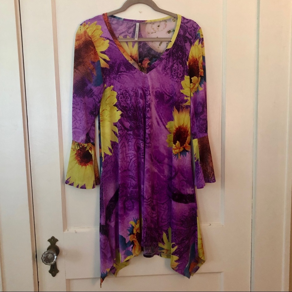 Emma Rose floral dress Sz S